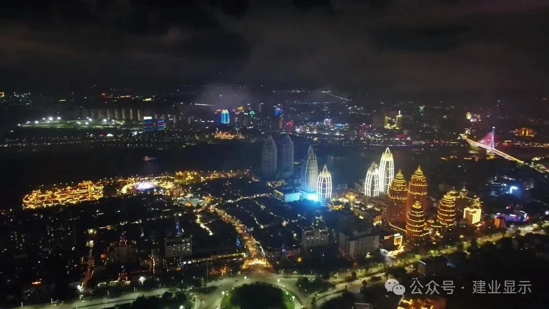 投影案例丨西雙版納景洪市“兩江一城”夜經濟EPC項目